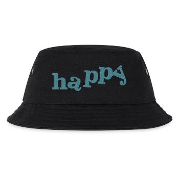HAPPY - Kids’ Bucket Hat - black - Front