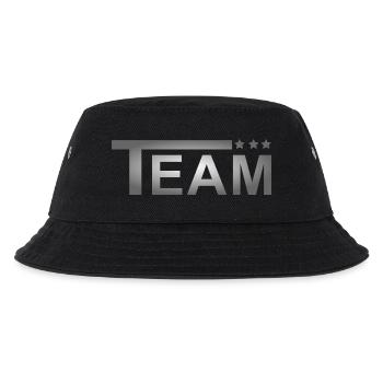 Team Stars Grey - Kids’ Bucket Hat - black - Front