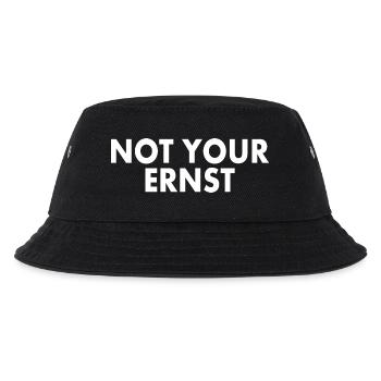 Not your ernst - Kinder Bucket Hat - Schwarz - Vorne