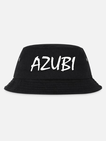 Azubi - Kinder Bucket Hat - Schwarz