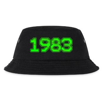 1983 - Kinder Bucket Hat - Schwarz - Vorne