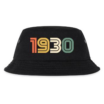 Geburtsjahr Sport 1930 - Kinder Bucket Hat - Schwarz - Vorne