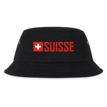 Suisse - Drapeau - Schwiiz - Suisse - Suisse - Bob Enfant - noir - Devant