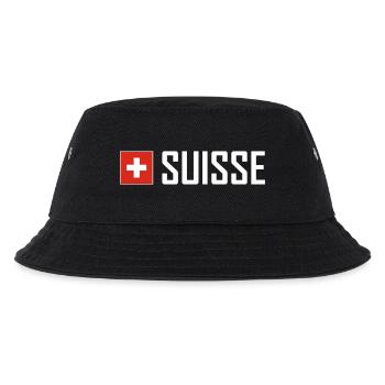 Suisse - Drapeau - Schwiiz - Suisse - Suisse - Bob Enfant - noir - Devant