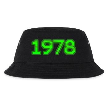 1978 - Kinder Bucket Hat - Schwarz - Vorne