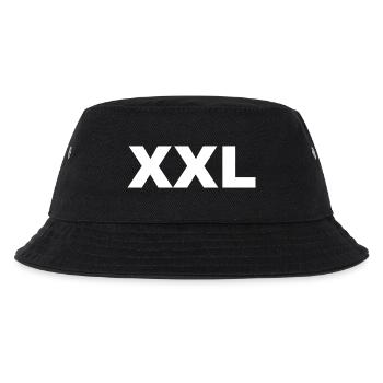 XXL - X large - extra large - Kinder Bucket Hat - Schwarz - Vorne
