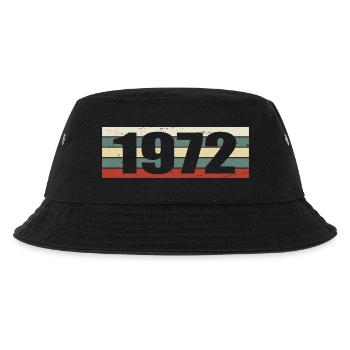 1972 Jahrgang 1972 Geschenk 1972 Geburtstag 1972 - Kinder Bucket Hat - Schwarz - Vorne