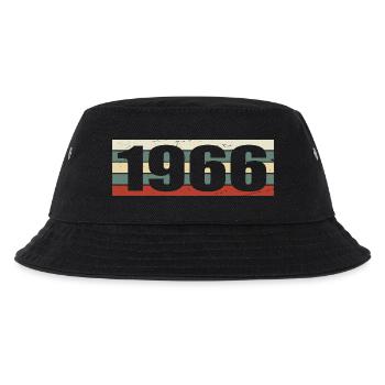 1966 Jahrgang 1966 Geschenk 1966 Geburtstag 1966 - Kinder Bucket Hat - Schwarz - Vorne