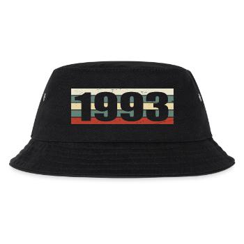 1993 Jahrgang 1993 Geschenk 1993 Geburtstag 1993 - Kinder Bucket Hat - Schwarz - Vorne