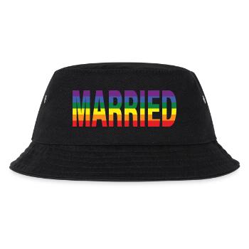 Married in the rainbow - Kids’ Bucket Hat - black - Front