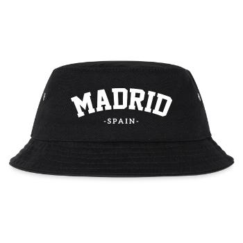 Logo der Madrid-Spanien-Hauptstadt - Kinder Bucket Hat - Schwarz - Vorne