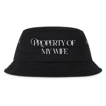 property of my wife - Kids’ Bucket Hat - black - Front