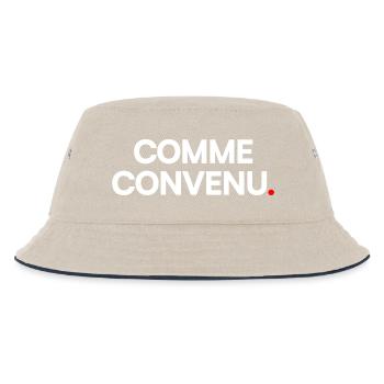 Comme convenu - Bob Enfant - blanc cassé/bleu marine - Devant