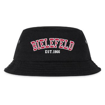 Bielefeld gegründet 1966 - Kinder Bucket Hat - Schwarz - Vorne