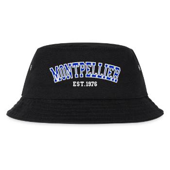 Montpellier gegründet 1976 - Kinder Bucket Hat - Schwarz - Vorne