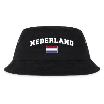 Holland Shirt - Kinder Bucket Hat - Schwarz - Vorne