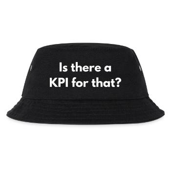 Gibt es einen KPI für dieses lustige Bürohemd. - Kinder Bucket Hat - Schwarz - Vorne