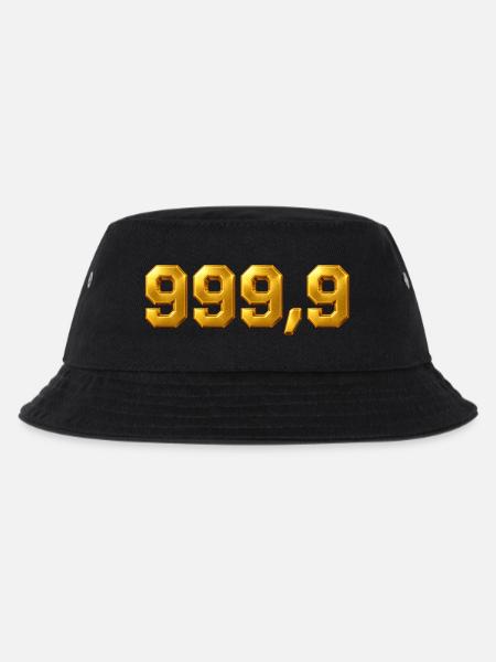 Fine gold 999.9 - Kids’ Bucket Hat - black