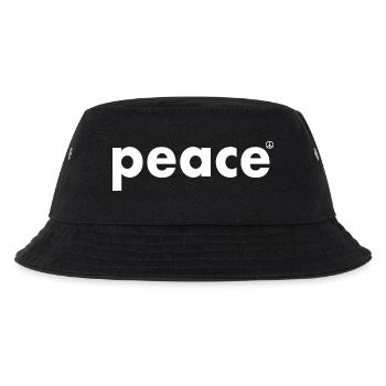 Peace - Kids’ Bucket Hat - black - Front