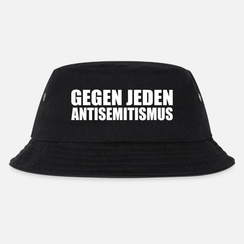 Gegen jeden antisemitismus - Kinder Bucket Hat - Schwarz