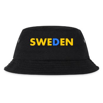 Sweden - Kids’ Bucket Hat - black - Front