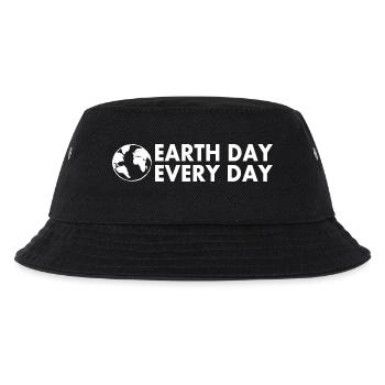 earth day every day - Kids’ Bucket Hat - black - Front