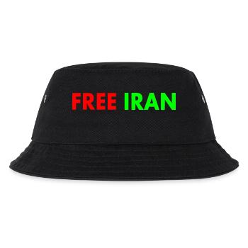 Free iran - Kids’ Bucket Hat - black - Front