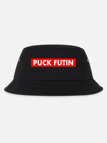 Puck futin - Kinder Bucket Hat - Schwarz