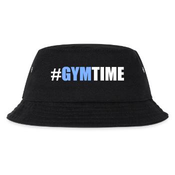 Gym time - Kinder Bucket Hat - Schwarz - Vorne