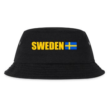 Sweden - Kids’ Bucket Hat - black - Front