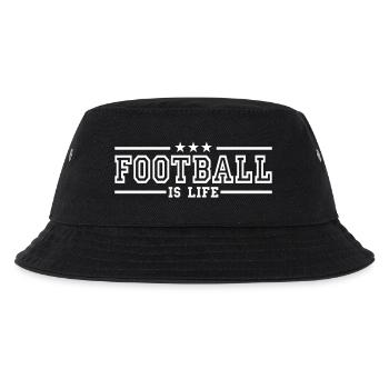 football is life deluxe - Kids’ Bucket Hat - black - Front