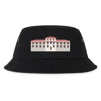 building house homes architektur haus gebaeude74 - Kinder Bucket Hat - Schwarz - Vorne