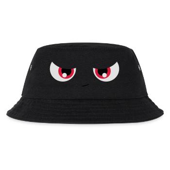 lustiges Gesicht - Kinder Bucket Hat - Schwarz - Vorne
