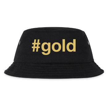 GOLD Winner Gewinner - Kinder Bucket Hat - Schwarz - Vorne