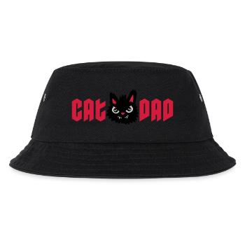Wild Cat Cat Dad - Kids’ Bucket Hat - black - Front