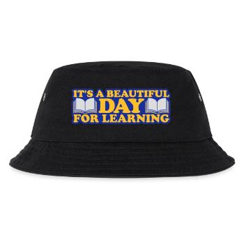 beautiful day for learning - Kids’ Bucket Hat - black - Front