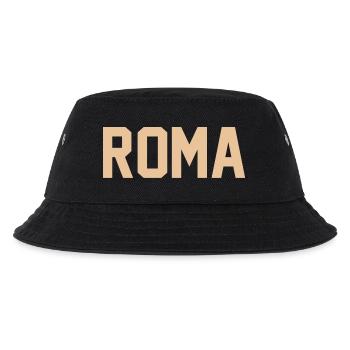 Roma - Kinder Bucket Hat - Schwarz - Vorne