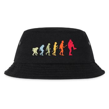 Baseball Evolution - Kinder Bucket Hat - Schwarz - Vorne