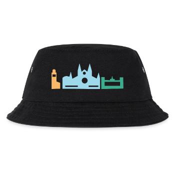 Mallorca Urlaub - Kinder Bucket Hat - Schwarz - Vorne