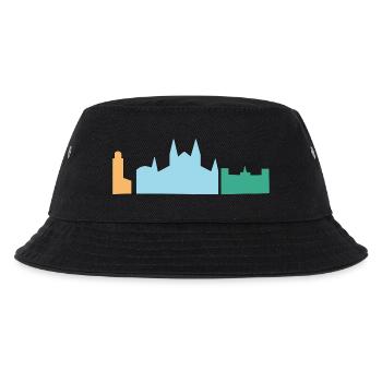 Mallorca - Kinder Bucket Hat - Schwarz - Vorne