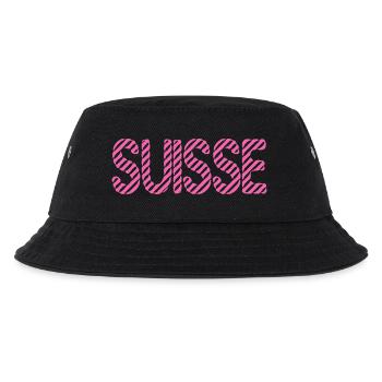 SCHWEIZ. LAND. GENF. HUMOR. FLAGGE. GENF - Kinder Bucket Hat - Schwarz - Vorne