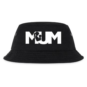 MUM - Kinder Bucket Hat - Schwarz - Vorne