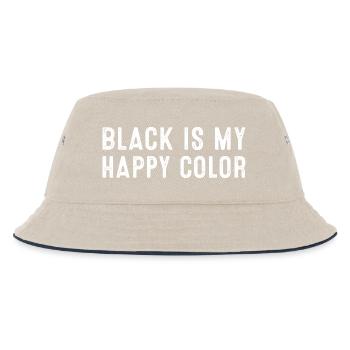 Le noir est ma couleur heureuse - Bob Enfant - blanc cassé/bleu marine - Devant