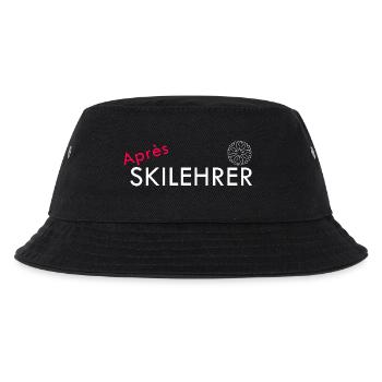 Apres Skilehrer - Kinder Bucket Hat - Schwarz - Vorne