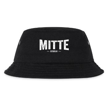 MITTE Ostberlin - Kinder Bucket Hat - Schwarz - Vorne