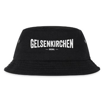 Gelsenkirchen Original - Kinder Bucket Hat - Schwarz - Vorne
