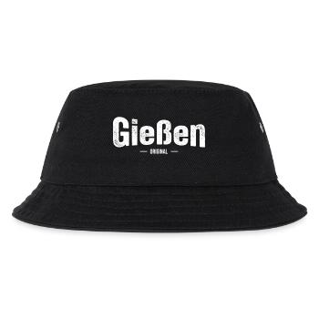 Gießen Original - Kinder Bucket Hat - Schwarz - Vorne