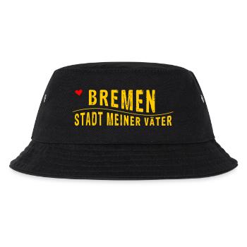 Breman CITY OF MY FATHERS (vector illustration) - Kids’ Bucket Hat - black - Front