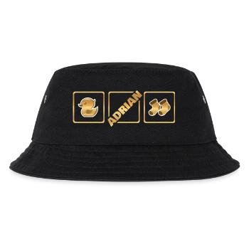 Geburt Adrian - Kinder Bucket Hat - Schwarz - Vorne