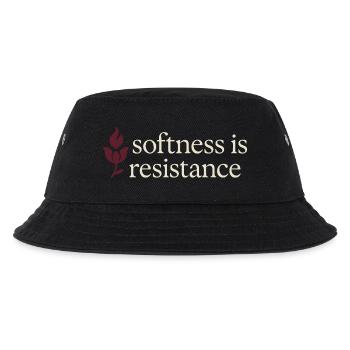 Eleganter Femininer Lebensstil, Sanfte - Kinder Bucket Hat - Schwarz - Vorne